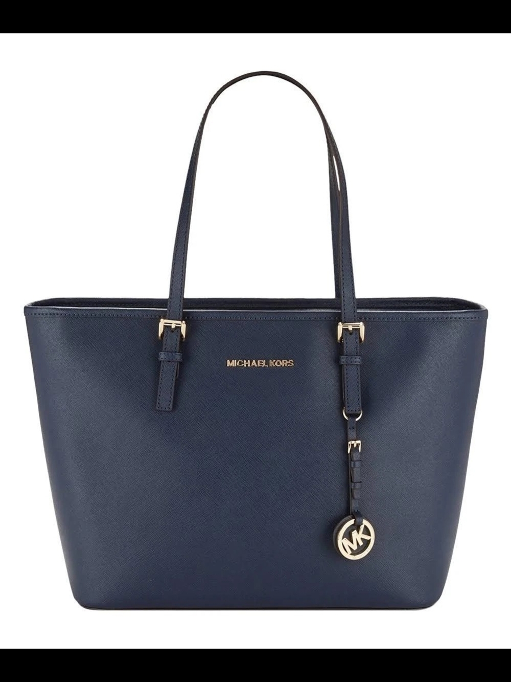 Michael Kors Navy Saffiano Tote Bag